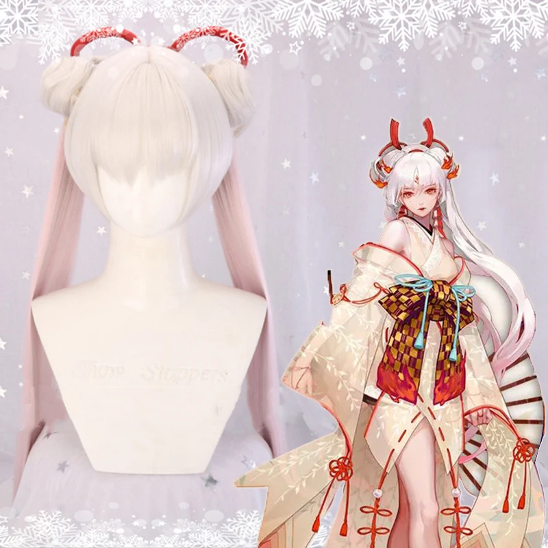 Парик для косплея игры Onmyoji, ширануй, парик для косплея, синтетический парик, длинные белые прямые волосы для косплея, Женские аксессуары для косплея
Парик для косплея игры Onmyoji, ширануй, парик для косплея, синтетический парик, длинные белые прямые волосы для косплея, Женские аксессуары для косплея