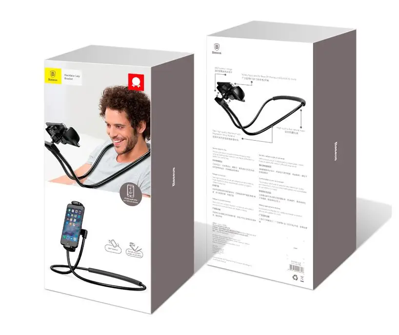 Portable lazy phone holder desktop multi - purpose rotating universal iphone holder folding Hanging neck style car phone holder
Portable lazy phone holder desktop multi - purpose rotating universal iphone holder folding Hanging neck style car phone holder