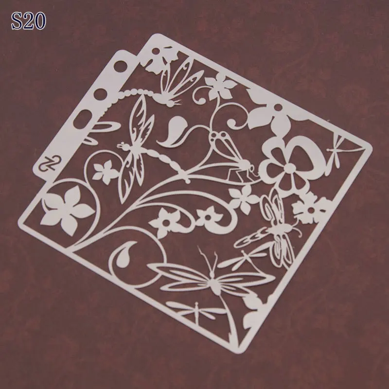 5pcs Dragonfly Layering Stencilsr Spray stencil DIY Scrapbook photo album Decorative Embossing DIY Paper Card Crafts
5pcs Dragonfly Layering Stencilsr Spray stencil DIY Scrapbook photo album Decorative Embossing DIY Paper Card Crafts