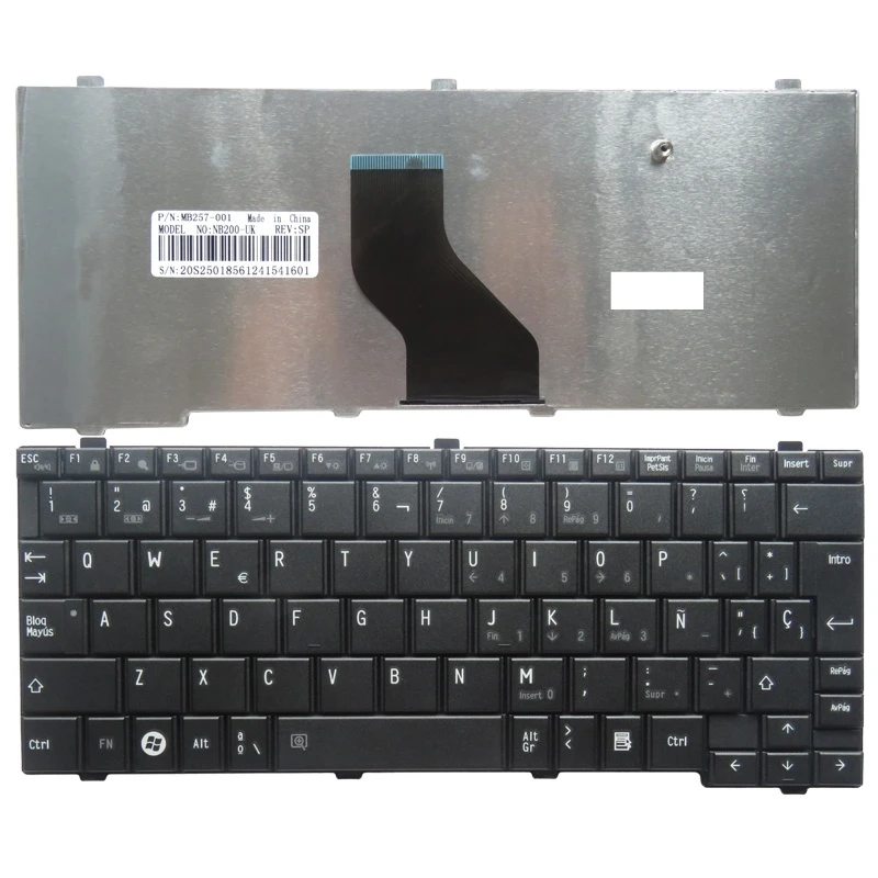 Новая клавиатура с испанской раскладкой для ноутбука TOSHIBA NB500 T110 NB200 NB201 NB202 NB205 NB255 NB250 SP
Новая клавиатура с испанской раскладкой для ноутбука TOSHIBA NB500 T110 NB200 NB201 NB202 NB205 NB255 NB250 SP