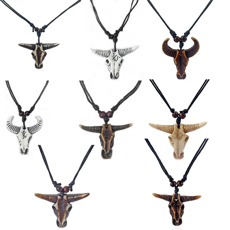 12Pcs Faux Yak Bone White/Brown Large Cow/Bull Ox Head Skull Pendant Neckalce Fashion Country Western Charm Necklace Accessories
12Pcs Faux Yak Bone White/Brown Large Cow/Bull Ox Head Skull Pendant Neckalce Fashion Country Western Charm Necklace Accessories