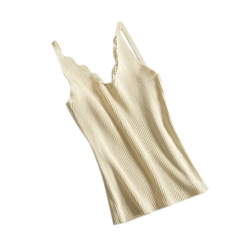 Women Summer Vest Strappy Lace Knitwear V Neck Sleeveless Slim Fit Braces Female Tops NYZ Shop 
Women Summer Vest Strappy Lace Knitwear V Neck Sleeveless Slim Fit Braces Female Tops NYZ Shop