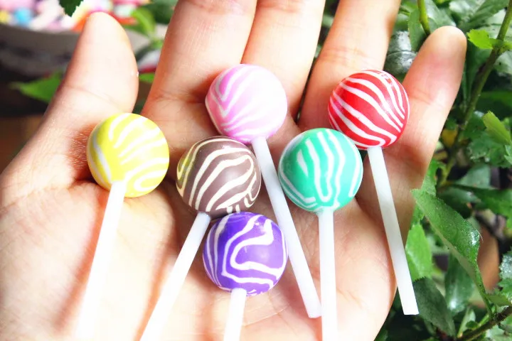 30pcs/lot flat back resin cabochons accessories DIY polymer clay lollipop mix colors
30pcs/lot flat back resin cabochons accessories DIY polymer clay lollipop mix colors