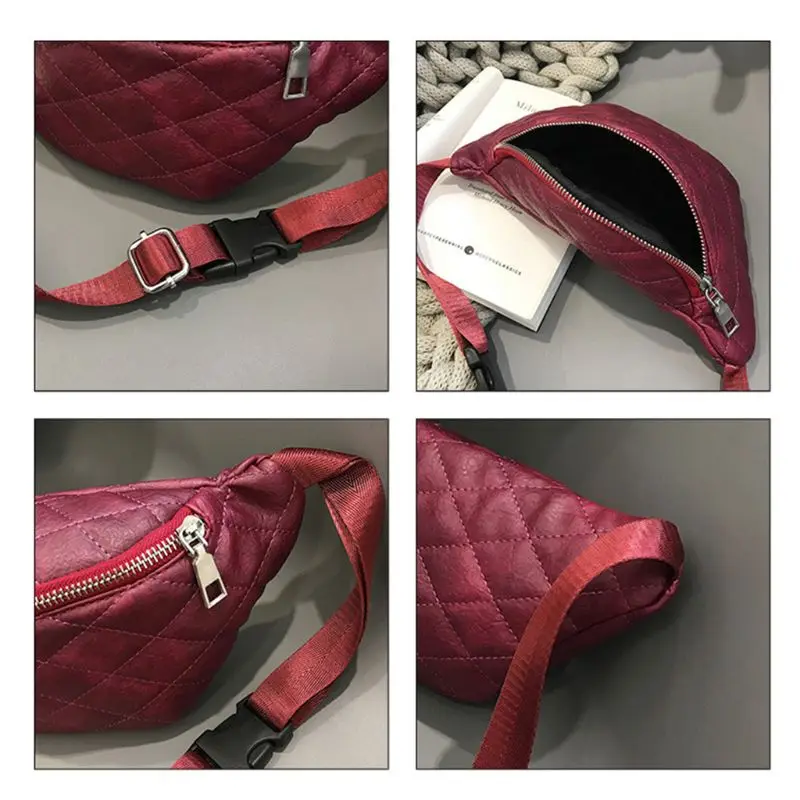 THINKTHENDO Women Fanny Pack Chest Bags Leather Phone Pouch Belt Waist Bum Bag Waist Pocket
THINKTHENDO Women Fanny Pack Chest Bags Leather Phone Pouch Belt Waist Bum Bag Waist Pocket