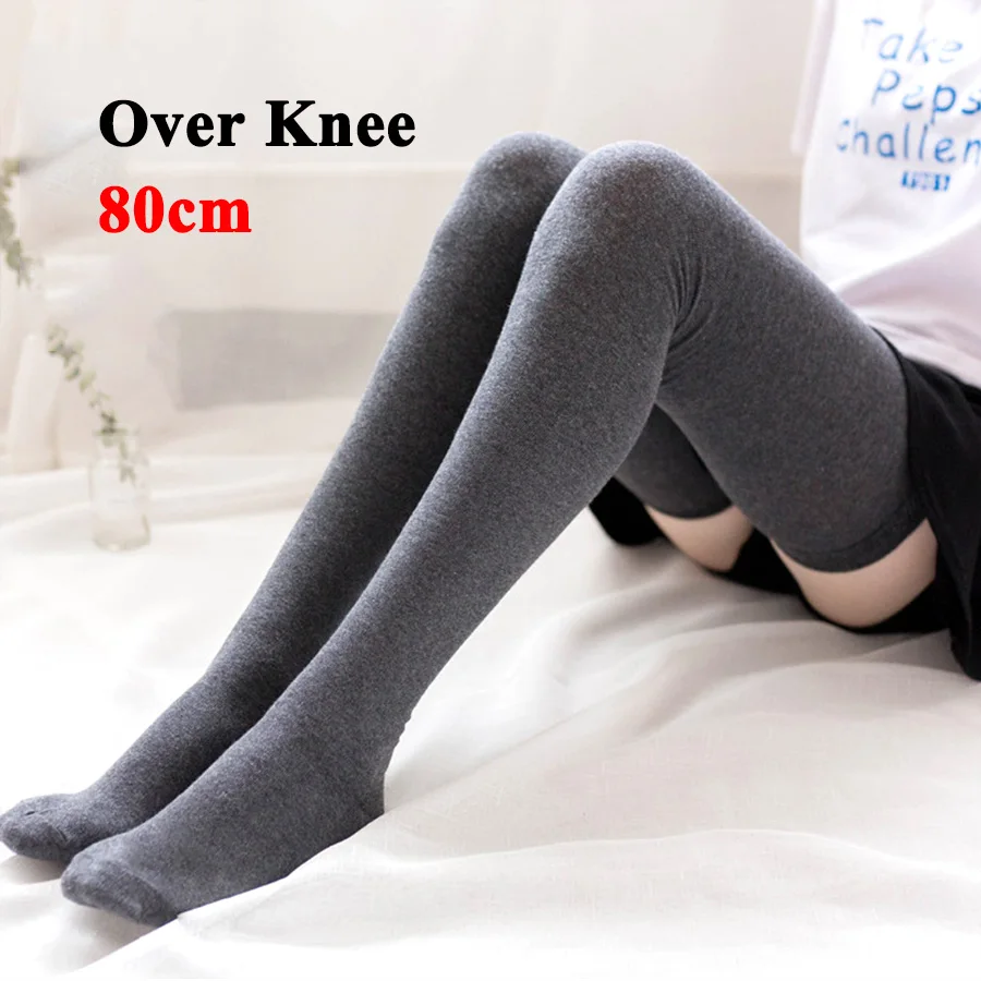 Over Knee Cotton Stockings for Women/Girls High Tight Solid Color Black White Grey Wine Red Casual Tights Autumn Winter Style
Over Knee Cotton Stockings for Women/Girls High Tight Solid Color Black White Grey Wine Red Casual Tights Autumn Winter Style