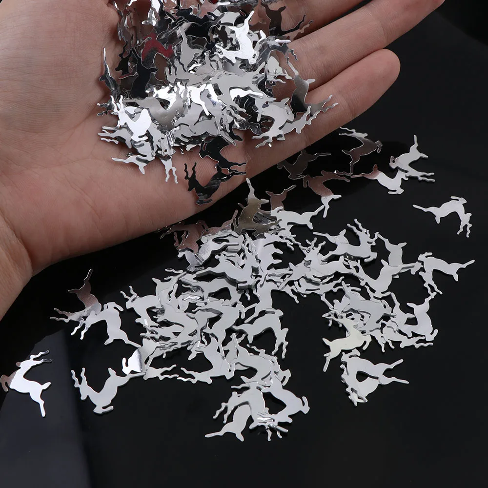 15g/Lot Christmas 18*16mmSilver Deer Confetti Tinfoil Sequins Christmas Gift DIY Home Decoration
15g/Lot Christmas 18*16mmSilver Deer Confetti Tinfoil Sequins Christmas Gift DIY Home Decoration