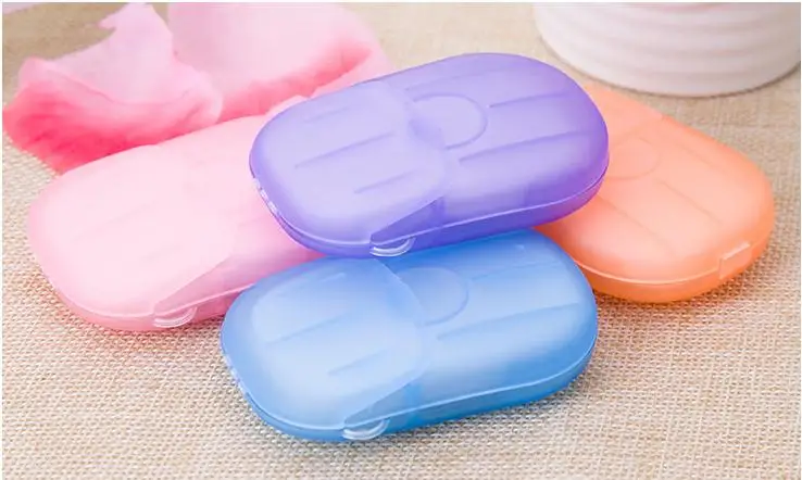 Portable Disposable Travel Soap Paper Flakes Clean One-time Completion Each Box 20 Sheets Outdoor Cleaning Supplies SN673
Portable Disposable Travel Soap Paper Flakes Clean One-time Completion Each Box 20 Sheets Outdoor Cleaning Supplies SN673