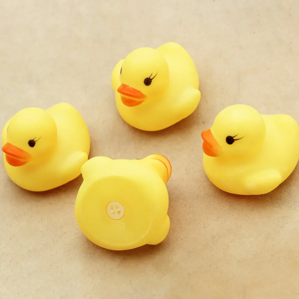 Детские игрушки для ванной 10 шт. выжимание резиновая утка Ducky детский душ подарок