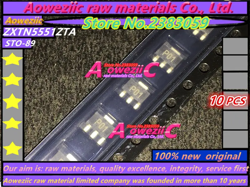 Aoweziic 100% Новый оригинальный транзистор с принтом ZXTP5401ZTA P01 / ZXTN5551ZTA N51 SO T89|transistor| |