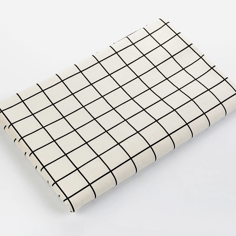 50*145cm Plaid cotton and linen fabric by half meter for DIY sofa curtain tablecloth cotton Cloth Material
50*145cm Plaid cotton and linen fabric by half meter for DIY sofa curtain tablecloth cotton Cloth Material