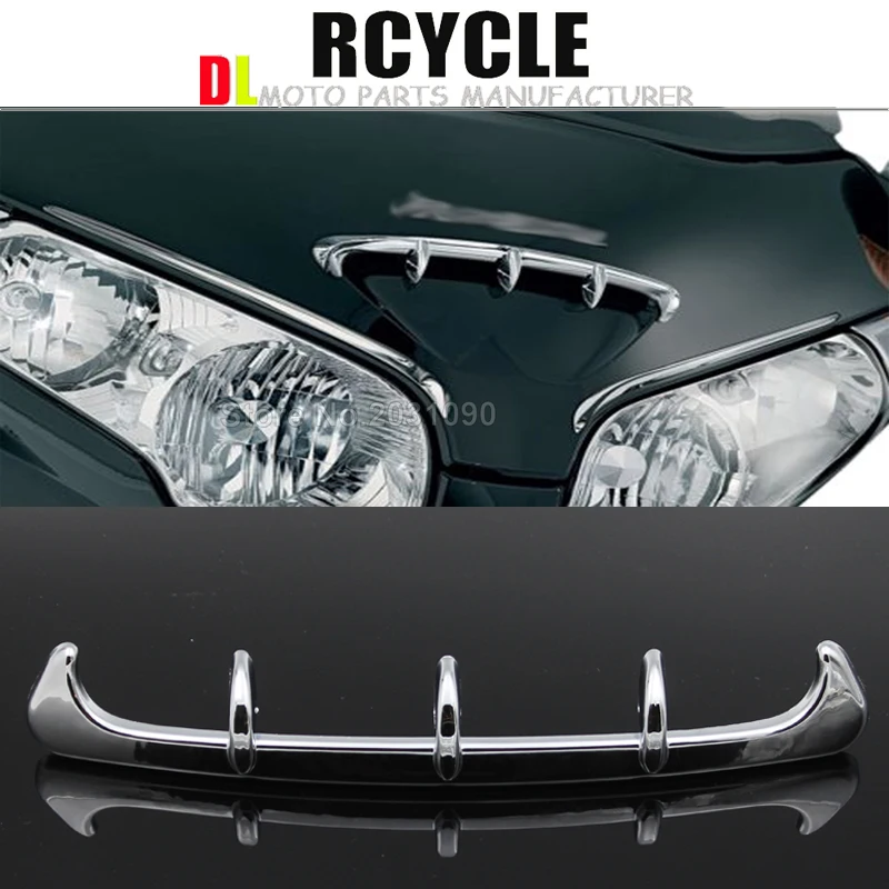 Chrome Fairing Scoop Trim for Honda Goldwing GL1800 2001-2009
Chrome Fairing Scoop Trim for Honda Goldwing GL1800 2001-2009