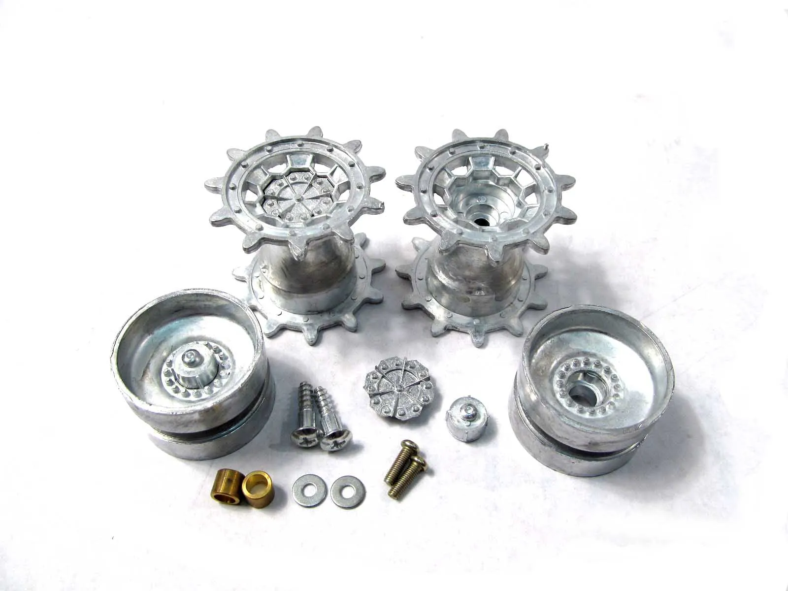 Mato 1/16 HengLong German Leopard 2 A6 RC Tank Metal Sprockets Idler Wheels With Bearings MT153 TH00853
Mato 1/16 HengLong German Leopard 2 A6 RC Tank Metal Sprockets Idler Wheels With Bearings MT153 TH00853