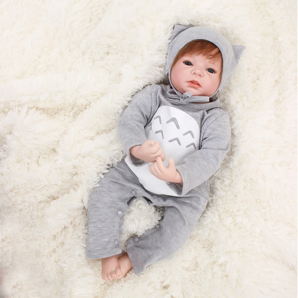 55cm Silicone Vinyl Reborn Baby Boy Doll Toys 22inch alive Toddler Babies Doll Kid Gift Present Girls Bebes reborn Boneca
55cm Silicone Vinyl Reborn Baby Boy Doll Toys 22inch alive Toddler Babies Doll Kid Gift Present Girls Bebes reborn Boneca