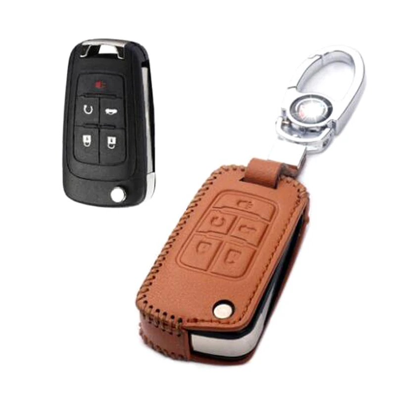 Genuine PU Leather 5 Button Remote Key Bag Case Fob Holder Chain For Buick Series D Style
Genuine PU Leather 5 Button Remote Key Bag Case Fob Holder Chain For Buick Series D Style