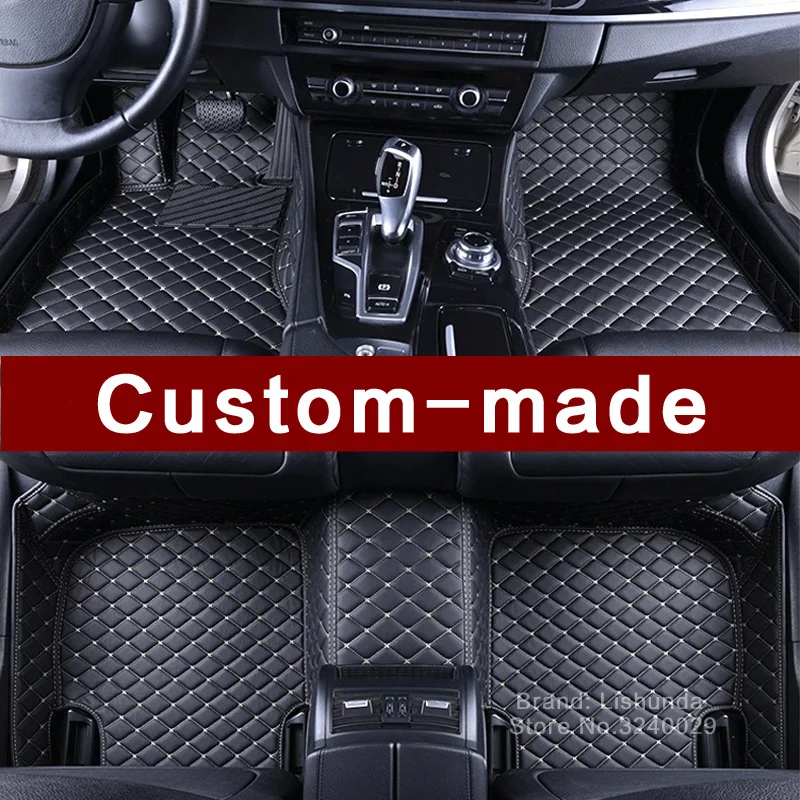 Custom made car floor mats for Audi A6 C5 C6 C7 A4 B6 B7 B8 Allroad A7 A8 A8L Q3 Q5 Q7 3D car-styling carpet liners |