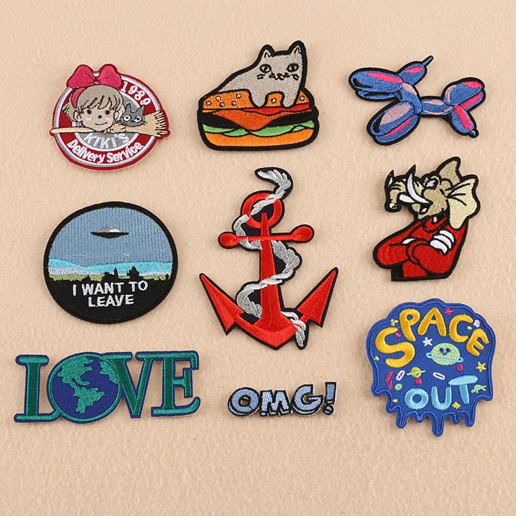 1pcs Cartoon Embroidery Iron on Patches Badges for DIY Clothing Appliqued Clothes Sewing Supplies garment Decoration embroidered
1pcs Cartoon Embroidery Iron on Patches Badges for DIY Clothing Appliqued Clothes Sewing Supplies garment Decoration embroidered