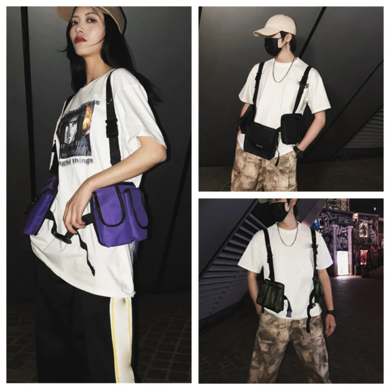 Black Chest Rig Bag Waist Vest Chest Front Pack Harness Hip Hop Chest Bag Functional Waist 3 Packs
Black Chest Rig Bag Waist Vest Chest Front Pack Harness Hip Hop Chest Bag Functional Waist 3 Packs