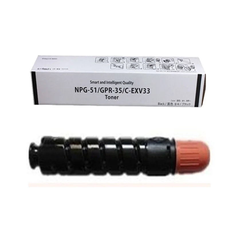 JIANYINGCHEN compatible black toner cartridge NPG51 GPR35 EXV33 for Canons IR2520i IR2525 IR2530i laser printer copier
JIANYINGCHEN compatible black toner cartridge NPG51 GPR35 EXV33 for Canons IR2520i IR2525 IR2530i laser printer copier