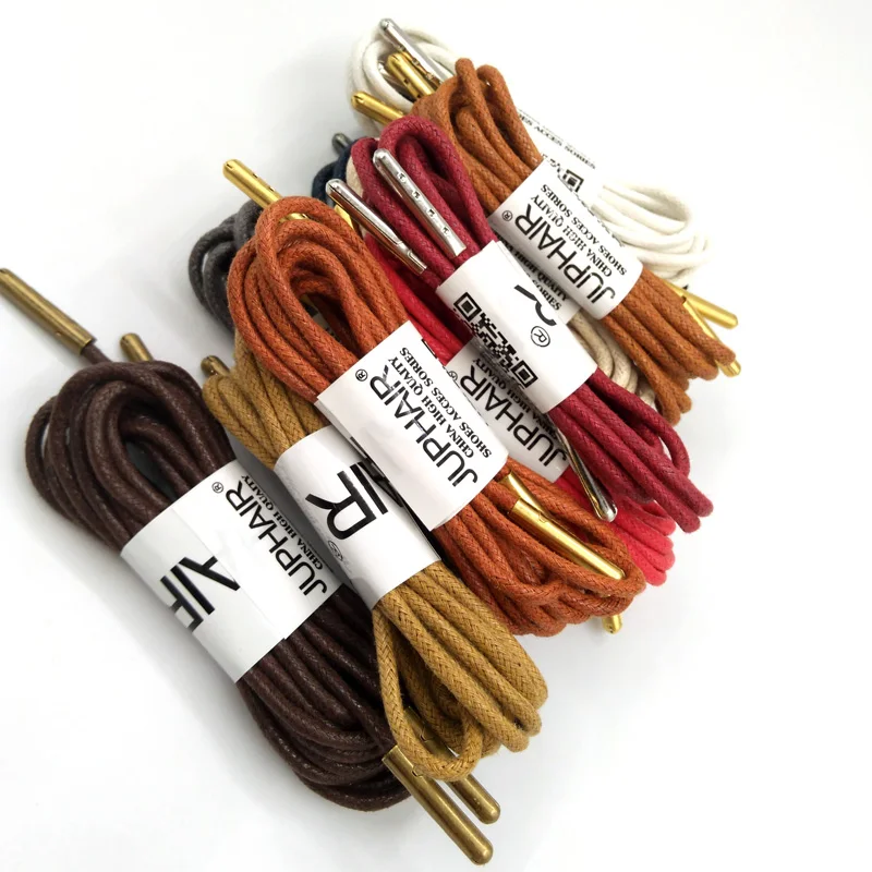 1 pair of round cotton shoes leather shoelaces lace-up waterproof shoe Martin boots shoe laces Waxing laces with metal lace head
1 pair of round cotton shoes leather shoelaces lace-up waterproof shoe Martin boots shoe laces Waxing laces with metal lace head