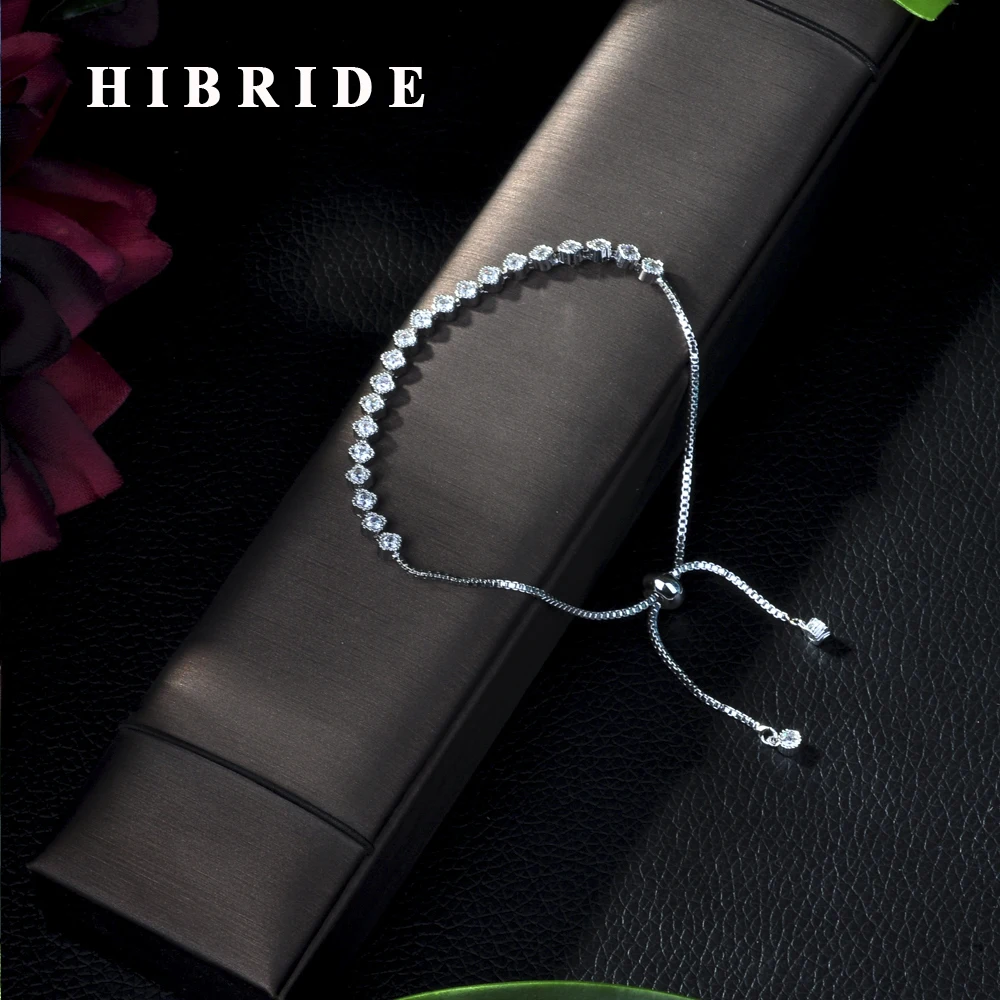 HIBRIDE Fashion Round Micro Mosaic Cubic Zirconia Rose Gold Color Tennis Bracelet Jewelry Crystal Top Quality Wholesale B-46
HIBRIDE Fashion Round Micro Mosaic Cubic Zirconia Rose Gold Color Tennis Bracelet Jewelry Crystal Top Quality Wholesale B-46