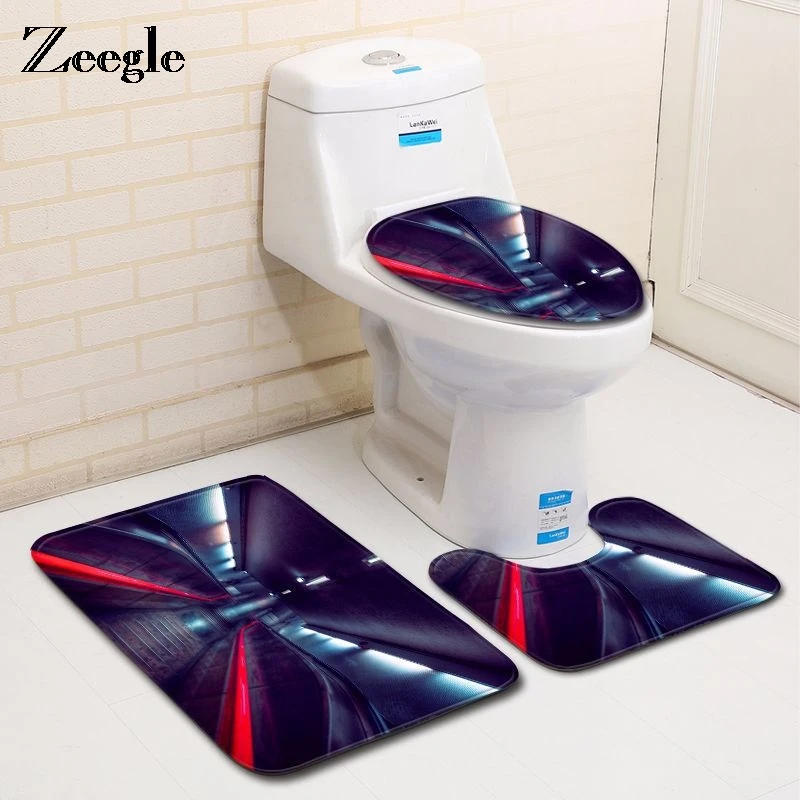 Zeegle Bath Mats Carpet Night Lights Pattern Anti Slip Bathroom Mat Set Floor Bath Mats Washable Bathroom Toilet Rugs
Zeegle Bath Mats Carpet Night Lights Pattern Anti Slip Bathroom Mat Set Floor Bath Mats Washable Bathroom Toilet Rugs