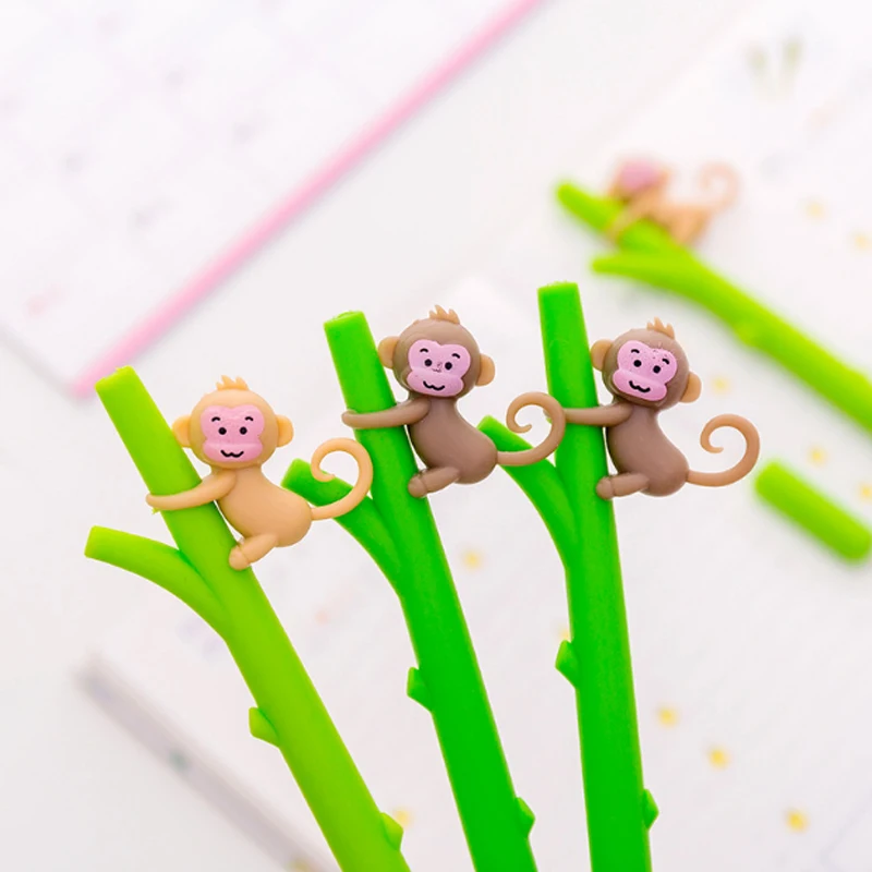 2pcs/lot Little monkey climbing tree gel pen 0.38mm Gel Ink pen black pen student kawaii office supplies Neutral pen stationery
2pcs/lot Little monkey climbing tree gel pen 0.38mm Gel Ink pen black pen student kawaii office supplies Neutral pen stationery