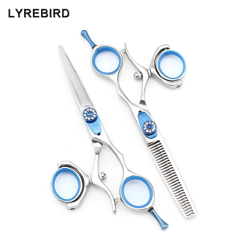 Hair scissors set 5.5 INCH or 6 INCH 360 Thumb Swivel handle Professional hair scissors high quality Lyrebird HIGH CLASS NEW
Hair scissors set 5.5 INCH or 6 INCH 360 Thumb Swivel handle Professional hair scissors high quality Lyrebird HIGH CLASS NEW