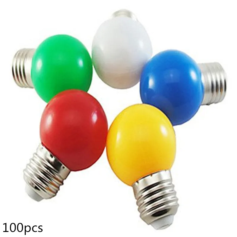 100pcs/lot LED Globe Light Bulbs 1W E27 G45 Bulbs for Christmas Tree Ornament Halloween Blowup Lantern Colorful White Green Red
100pcs/lot LED Globe Light Bulbs 1W E27 G45 Bulbs for Christmas Tree Ornament Halloween Blowup Lantern Colorful White Green Red