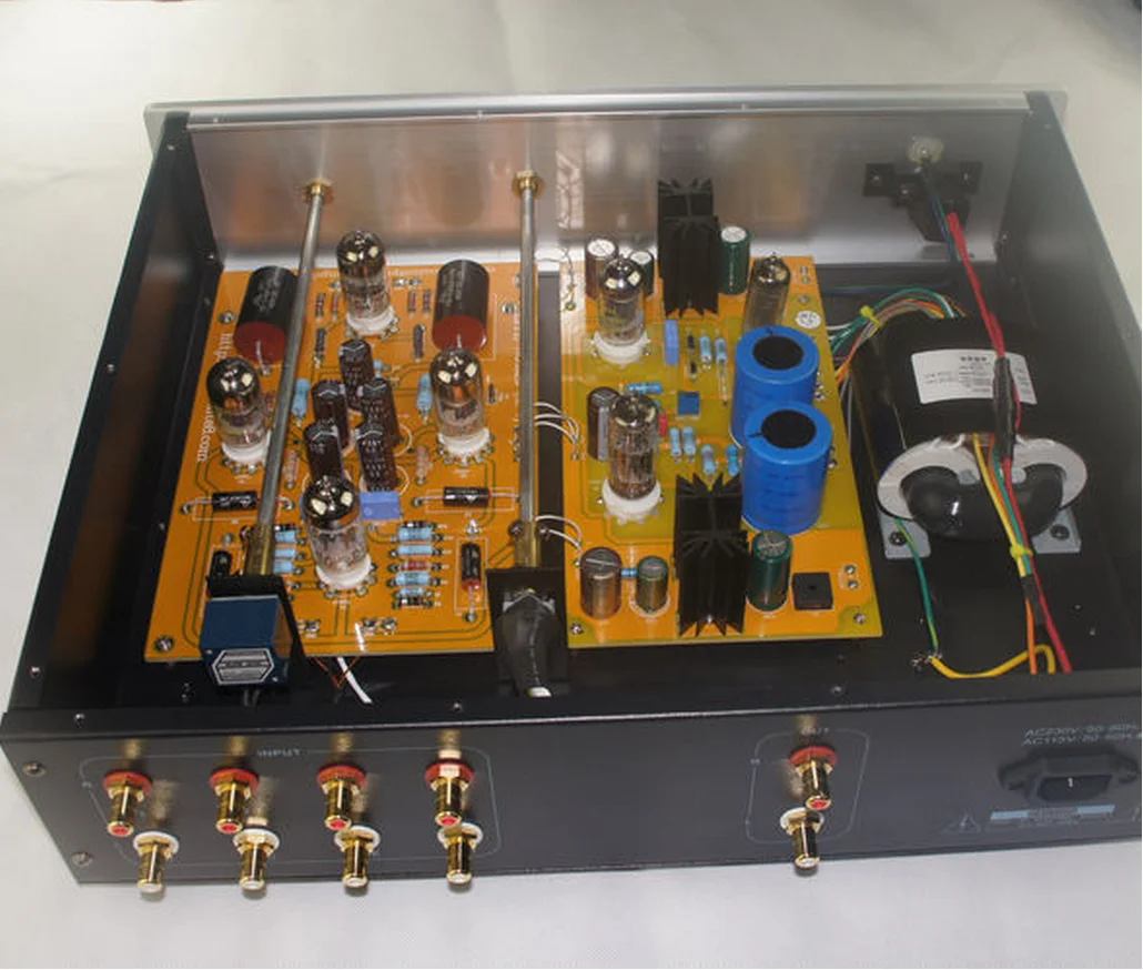 DIYERZONE LITE 12AU7+12AX7+6DJ8 HIFI Tube Preamplifier base on CAT SL-1 Signature Preamp
DIYERZONE LITE 12AU7+12AX7+6DJ8 HIFI Tube Preamplifier base on CAT SL-1 Signature Preamp