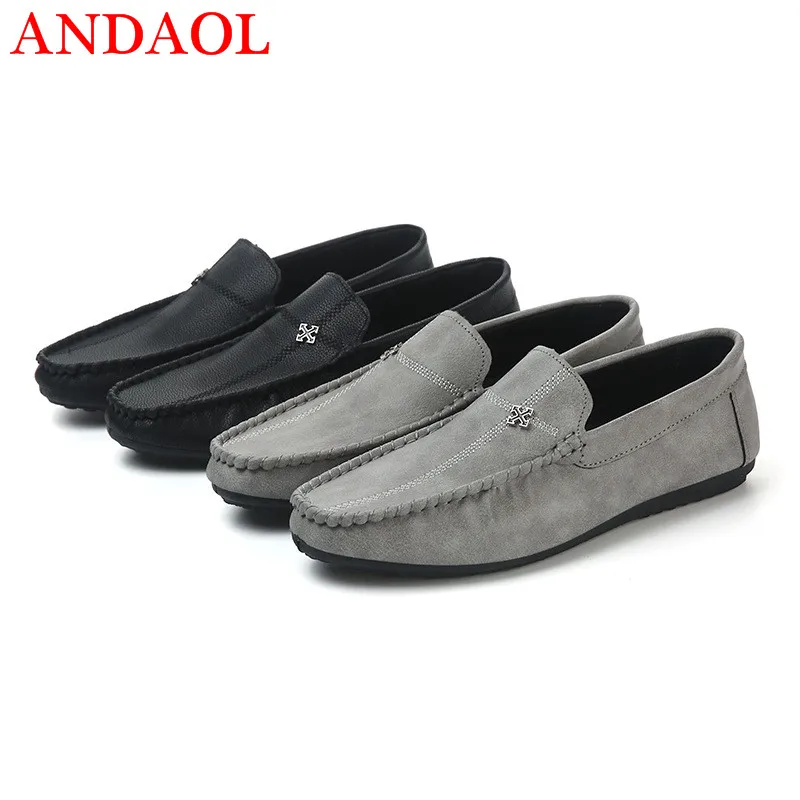 ANDAOL Men's Bright Leather Casual Shoes New Soft Leather Non-Slip Waterproof Designer Light Loafers Luxury Wedding Party Shoes
ANDAOL Men's Bright Leather Casual Shoes New Soft Leather Non-Slip Waterproof Designer Light Loafers Luxury Wedding Party Shoes