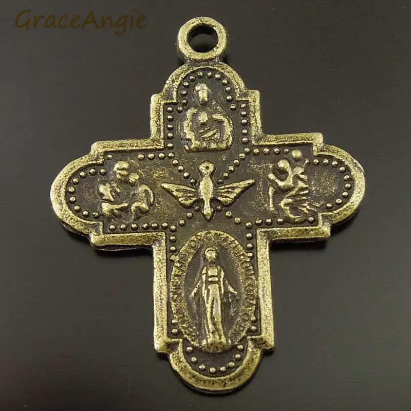 GraceAngie 10 шт./упак. винтажный Античный стиль Бронзовый Тон Сплав богиня очаровательный крестик-кулон фурнитура для церковного классического ...
GraceAngie 10 шт./упак. винтажный Античный стиль Бронзовый Тон Сплав богиня очаровательный крестик-кулон фурнитура для церковного классического ...