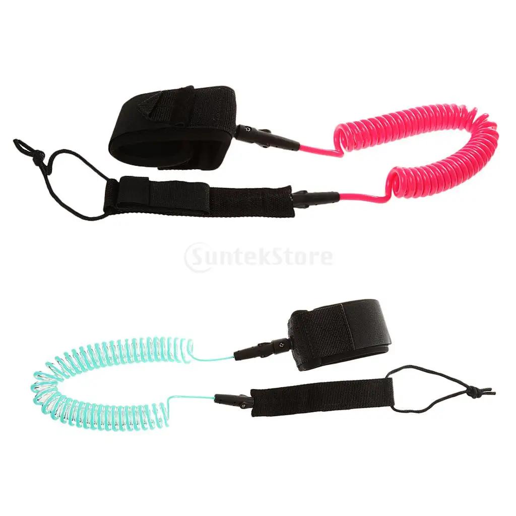 10ft Coiled SUP Surfboard Surfing Board Leash with Double Stainless Steel swivel and Ankle Cuff
10ft Coiled SUP Surfboard Surfing Board Leash with Double Stainless Steel swivel and Ankle Cuff