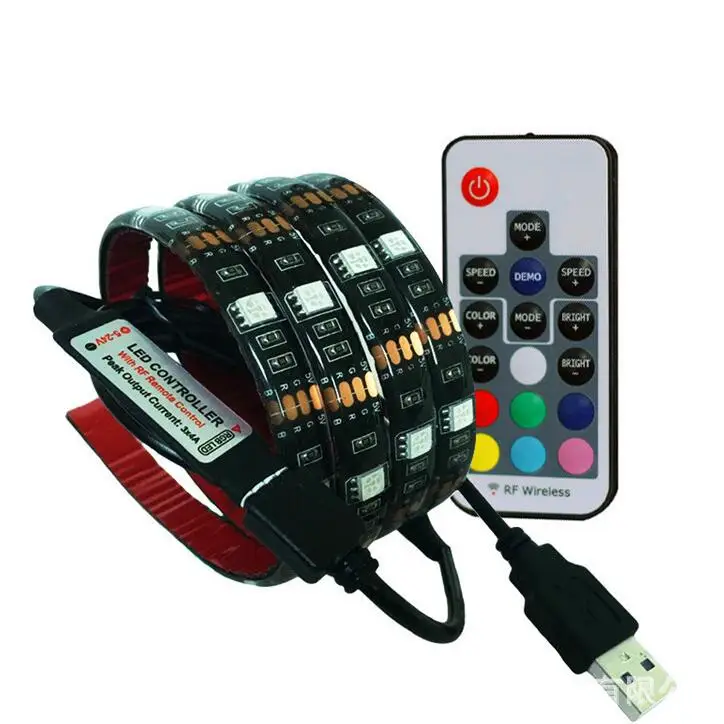 Водонепроницаемая гибкая светодиодная лента, 5 в постоянного тока, USB, 5050, 50 см, 1 м, 2 м
Водонепроницаемая гибкая светодиодная лента, 5 в постоянного тока, USB, 5050, 50 см, 1 м, 2 м