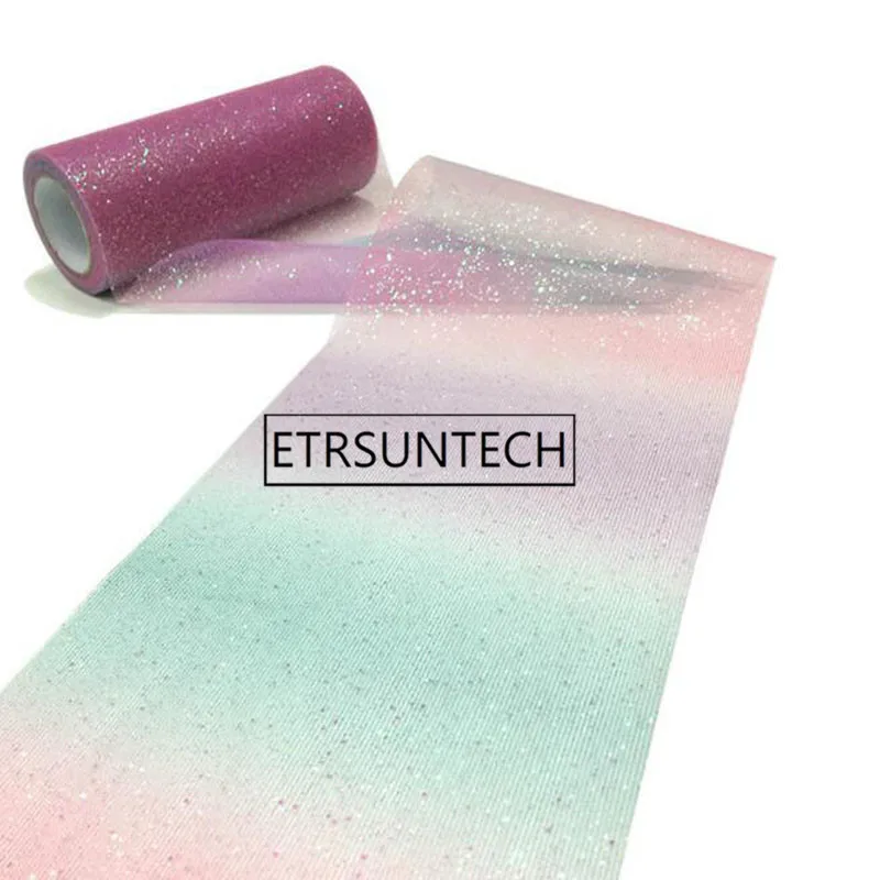 50pcs Rainbow Glitter Tulle Roll Sequin Crystal Organza Sheer Fabric DIY Craft Gift Tutu Skirt Home Wedding Decoration
50pcs Rainbow Glitter Tulle Roll Sequin Crystal Organza Sheer Fabric DIY Craft Gift Tutu Skirt Home Wedding Decoration