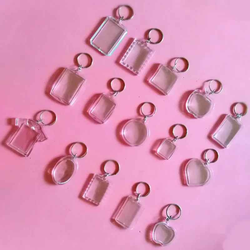 DHL Freeshipping 500pcs Blank Acrylic Keychains key chains Insert Photo plastic Keyrings
DHL Freeshipping 500pcs Blank Acrylic Keychains key chains Insert Photo plastic Keyrings