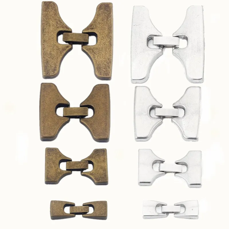 2Sets Flat Snap Clasp connector For Flat Leather diy Bracelet necklace jewelry Making Findings accessories
2Sets Flat Snap Clasp connector For Flat Leather diy Bracelet necklace jewelry Making Findings accessories