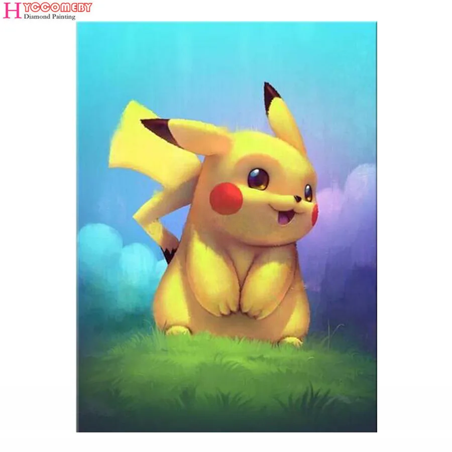 Фото Картина из горного хрусталя pokemon домашний декор сделай сам - купить