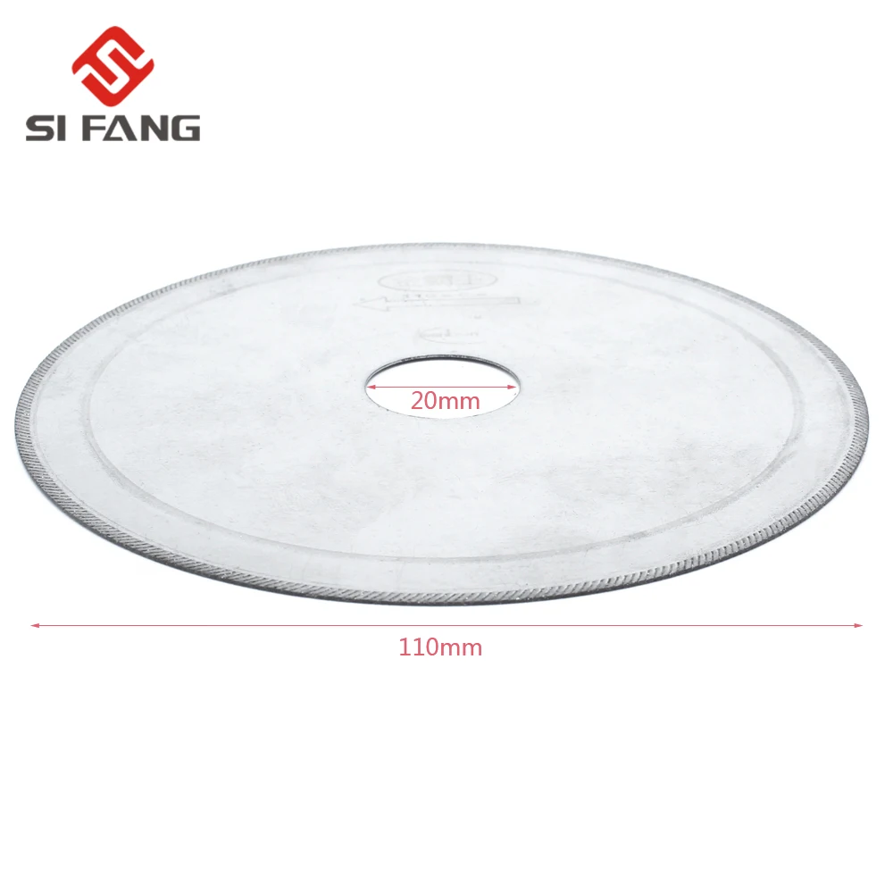 110/150/180/200MM Diamond Lapidary Saws Trim Blade Super Thin Edge Wet Cutting Disc Jewellery Tools For Glass Stone or rock
110/150/180/200MM Diamond Lapidary Saws Trim Blade Super Thin Edge Wet Cutting Disc Jewellery Tools For Glass Stone or rock