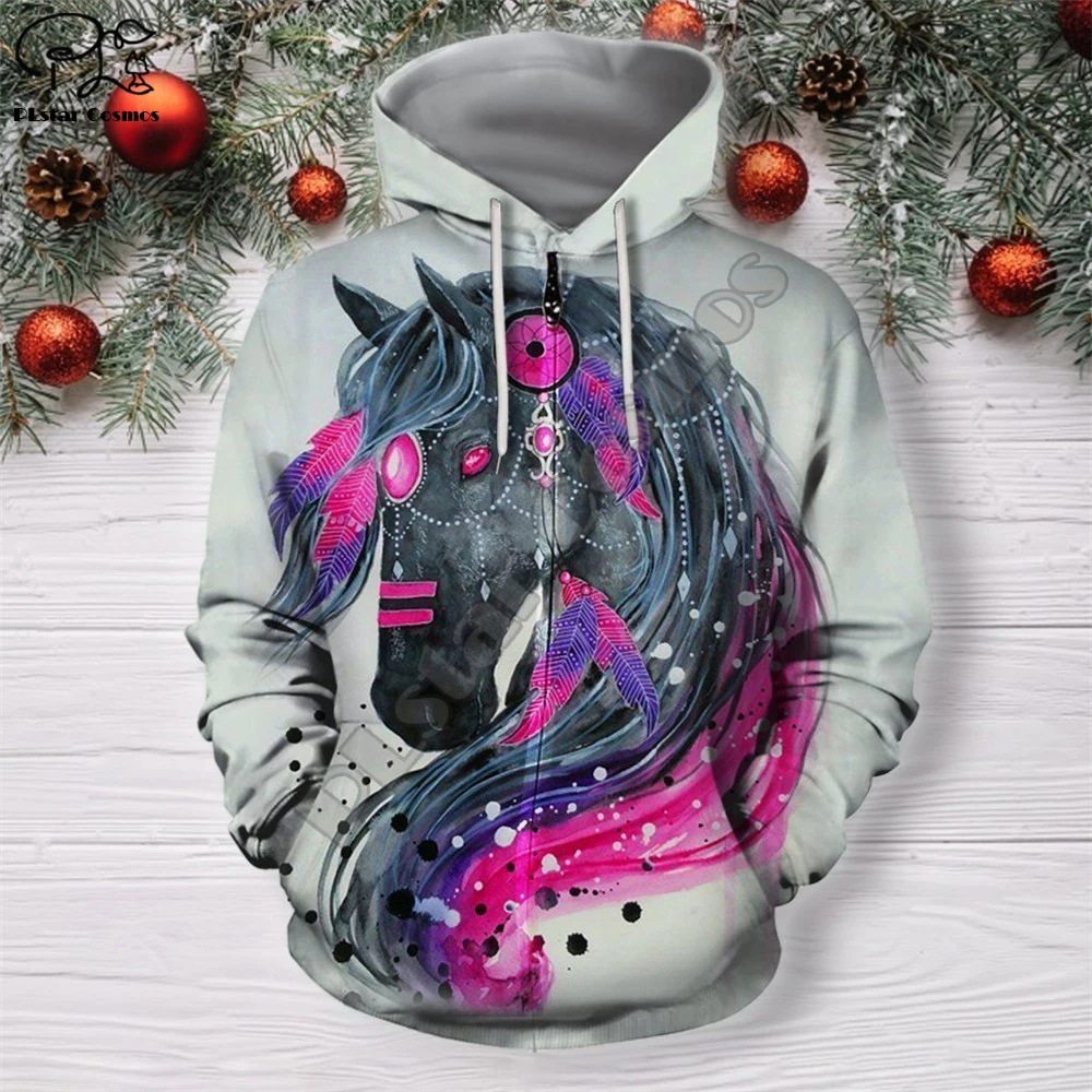 New 3D sweatshirt Hoodies Men Horse Colorful 3D Print Long Sleeve Fashion Hipster Hoodie Loose Streetwear Pullovers Top MA005
New 3D sweatshirt Hoodies Men Horse Colorful 3D Print Long Sleeve Fashion Hipster Hoodie Loose Streetwear Pullovers Top MA005
