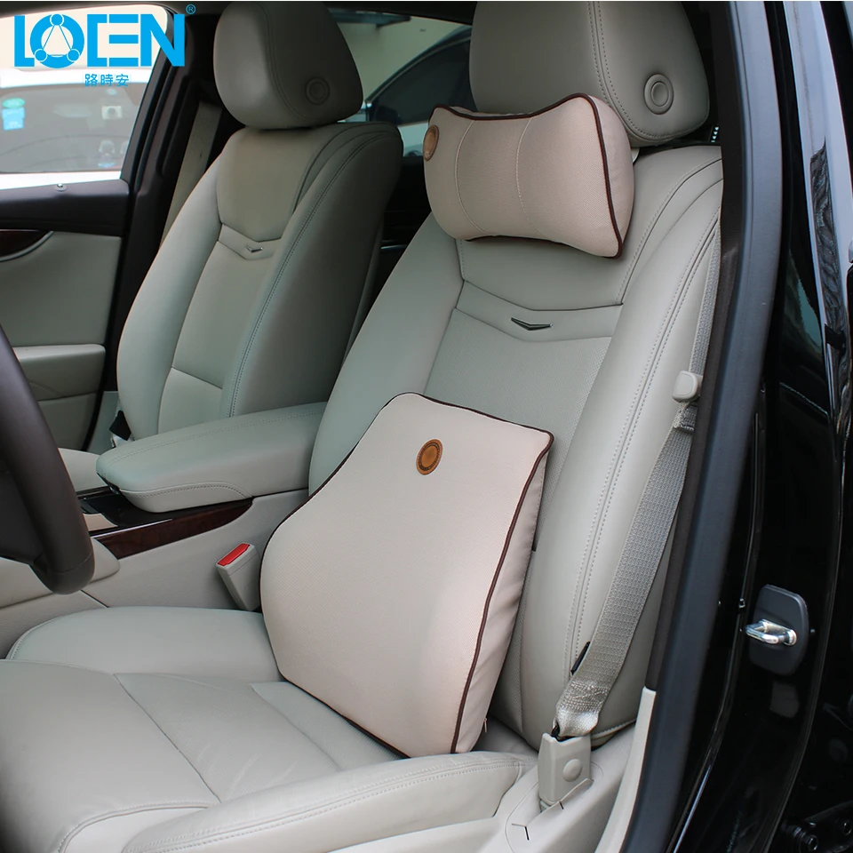 New Arrival Breathable Car Seat Back Support Cushion Space Memory Cotton Car Lumbar Support Headrest Pillow Set For Audi Lada
New Arrival Breathable Car Seat Back Support Cushion Space Memory Cotton Car Lumbar Support Headrest Pillow Set For Audi Lada