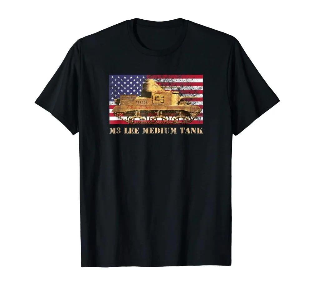M3 Lee Medium Tank T Shirt Gift Ww2 Distressed American Flag 2019 Brand Homme Tees Print T-Shirt Men Harajuku Brand T-Shirts
M3 Lee Medium Tank T Shirt Gift Ww2 Distressed American Flag 2019 Brand Homme Tees Print T-Shirt Men Harajuku Brand T-Shirts