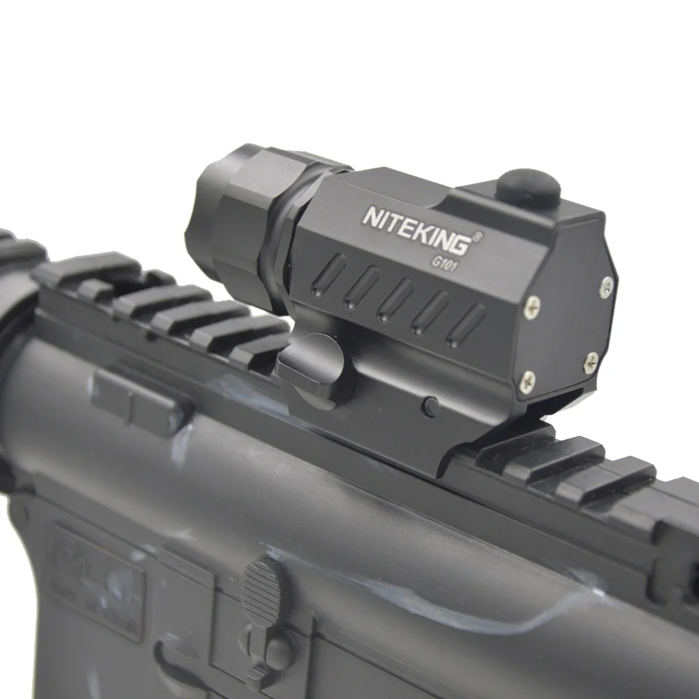NITEKING G101 Gun Tactical Flashlight 2Mode 1600LM Pistol Handgun Torch light Weather-proof Handheld Flashlights Hunting Sports
NITEKING G101 Gun Tactical Flashlight 2Mode 1600LM Pistol Handgun Torch light Weather-proof Handheld Flashlights Hunting Sports