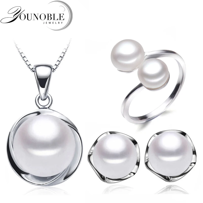 Bridal sterling silver jewelry sets women,genuine natural freshwater necklace earring set birthday giving gift
Bridal sterling silver jewelry sets women,genuine natural freshwater necklace earring set birthday giving gift