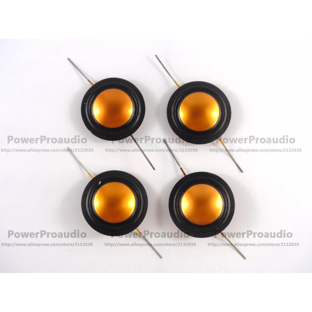 4pcs /lot 25.4mm 1inch 1'' Golden color Titanium Replacement Diaphragm Horn 8 Ohm
4pcs /lot 25.4mm 1inch 1'' Golden color Titanium Replacement Diaphragm Horn 8 Ohm