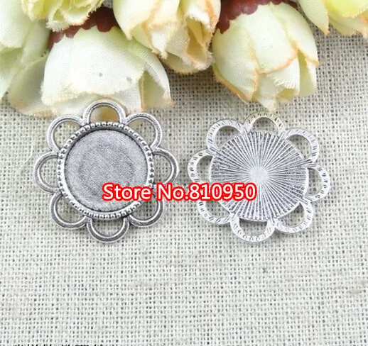 60pcs/lot 23MM inner size:14mm Alloy/Metal Antique Silver Lace Tray Blank Pendant Cameo base Setting Accessories Finding
60pcs/lot 23MM inner size:14mm Alloy/Metal Antique Silver Lace Tray Blank Pendant Cameo base Setting Accessories Finding