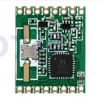 10 шт./лот RFM69HW RFM69H FSK модуль приемопередатчика 20dBm частота 433 МГц|module 433mhz|frequency moduleh 1