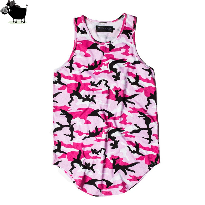 2018 New Camouflage Extended Tank Top Men Summer Streetwear Curved Hem Camo Hip Hop Tank Top Long Design 6 Colors
2018 New Camouflage Extended Tank Top Men Summer Streetwear Curved Hem Camo Hip Hop Tank Top Long Design 6 Colors