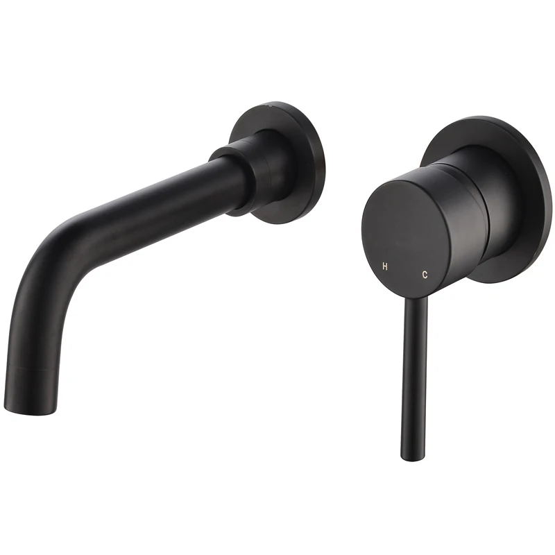 Bathroom Faucet Into the wall cold and hot Water Taps Basin Mixer torneira do banheiro Concealed Single Handles basin faucet
Bathroom Faucet Into the wall cold and hot Water Taps Basin Mixer torneira do banheiro Concealed Single Handles basin faucet