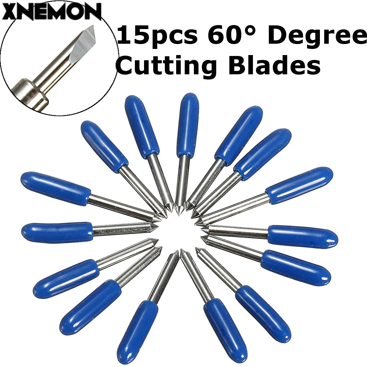 Hign Quality 15 pcs/lot 60 Degree Bits Cutter Blades Roland Liyu GCC Helo Vinyl Cutter, Cutting Plotter Knife
Hign Quality 15 pcs/lot 60 Degree Bits Cutter Blades Roland Liyu GCC Helo Vinyl Cutter, Cutting Plotter Knife