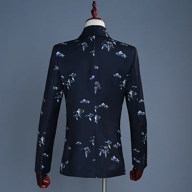2020 Men's Gentlemen's Groom Dress Set Performance Suits Hosted by Siyi Nightclub Photo Studio Printed Suits Two Pieces
2020 Men's Gentlemen's Groom Dress Set Performance Suits Hosted by Siyi Nightclub Photo Studio Printed Suits Two Pieces
